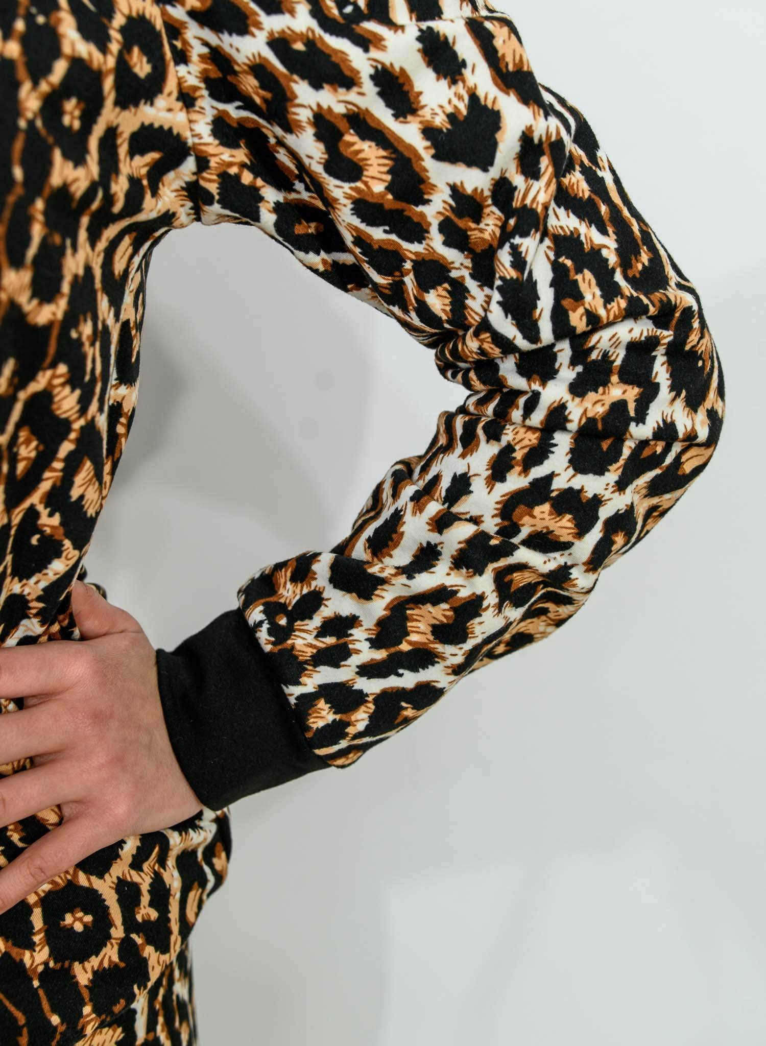Trening din bumbac, animal print - Rammi.ro