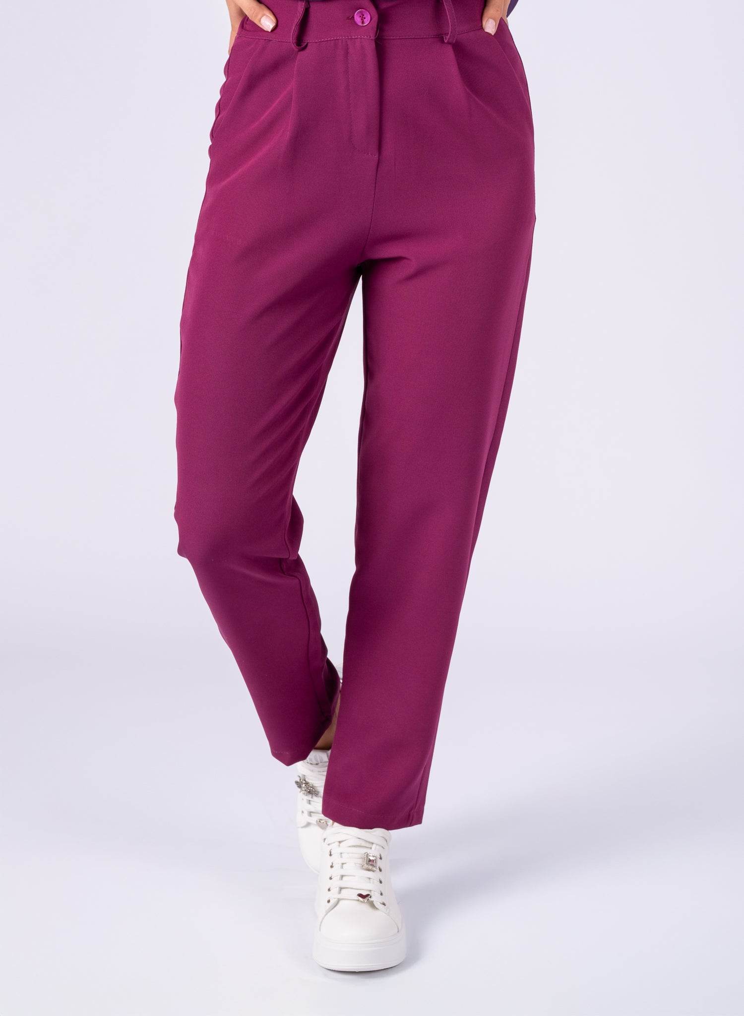 Compleu casual, 2 piese, Magenta - Rammi.ro