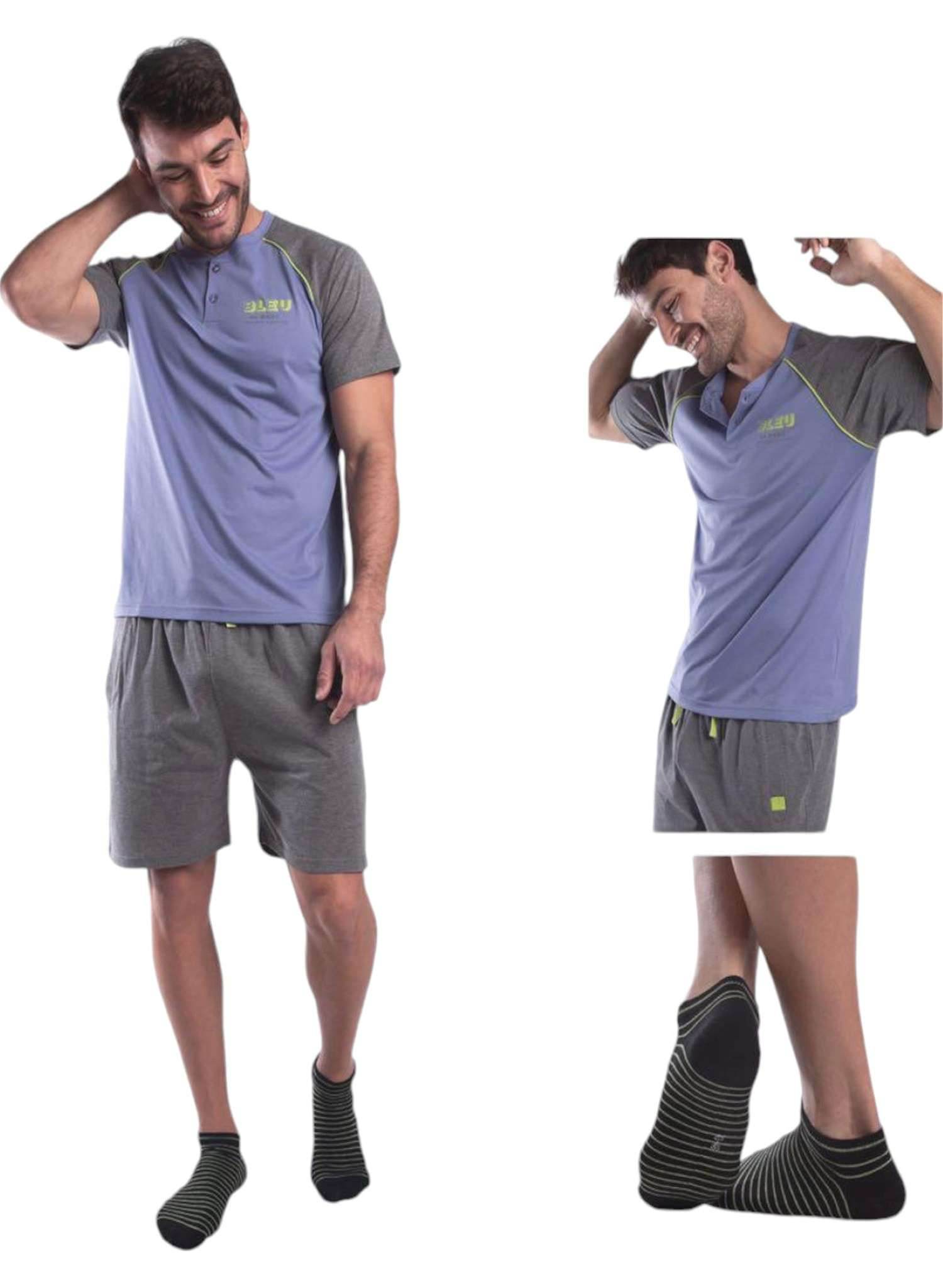 Pijama bărbați, 100% bumbac - Rammi.ro