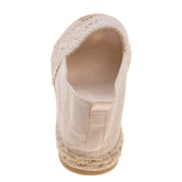 Espadrile cu broderie,Nude - Rammi.ro