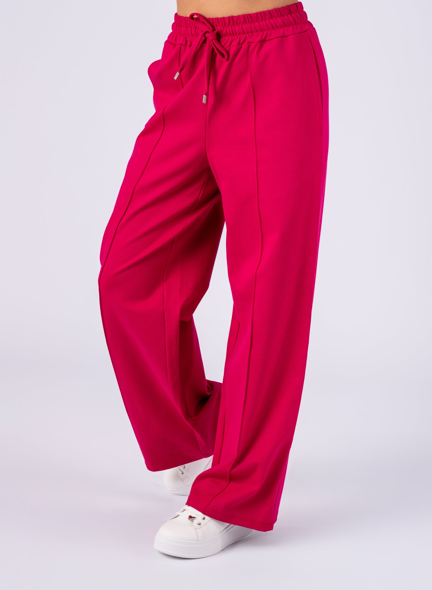 Pantaloni din vascoza groasa,Fucsia